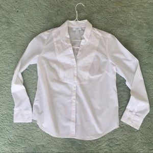 Ann Taylor LOFT Tuxedo blouse